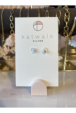 Studs zilver drie bolletjes