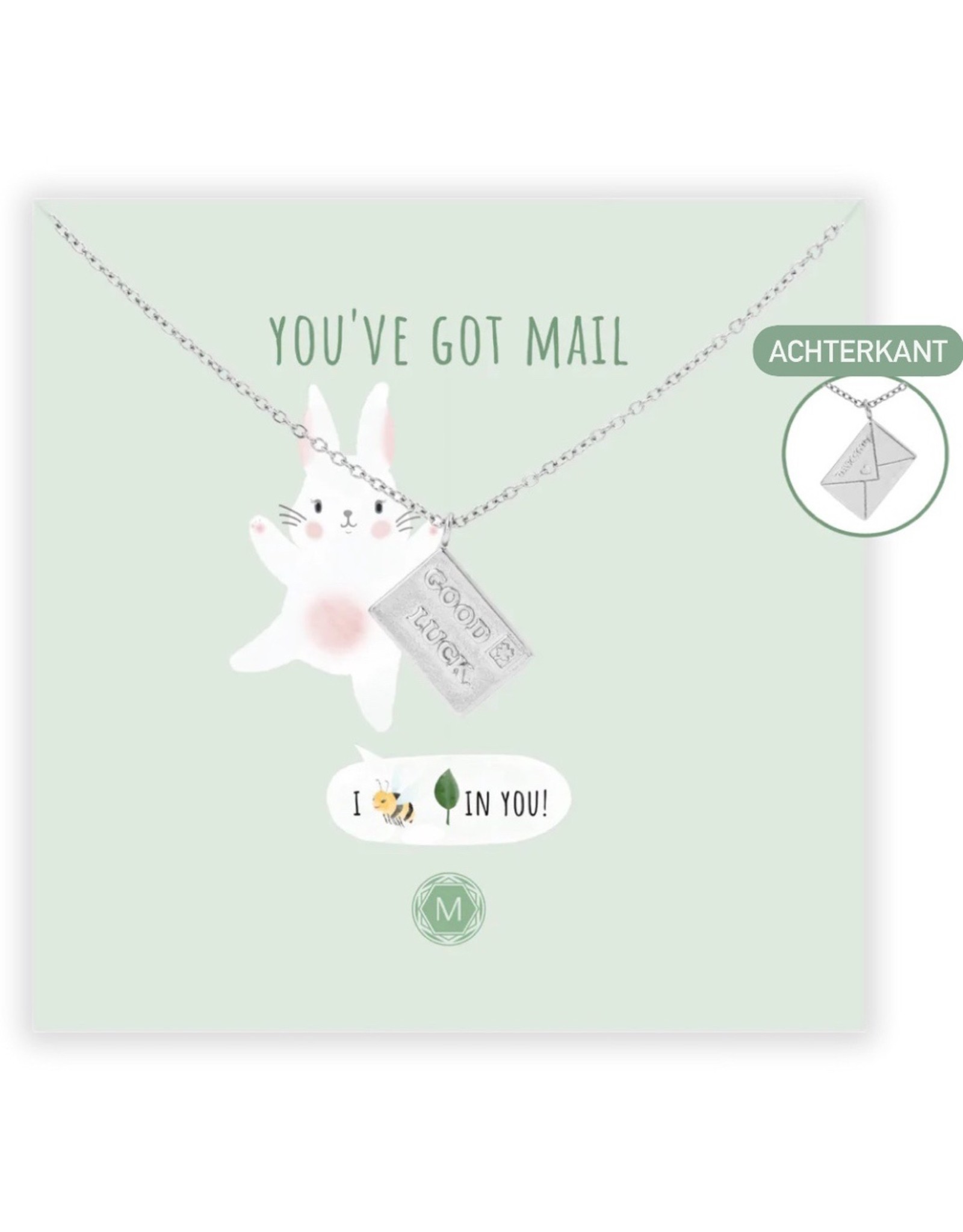Ketting You've got mail zilver