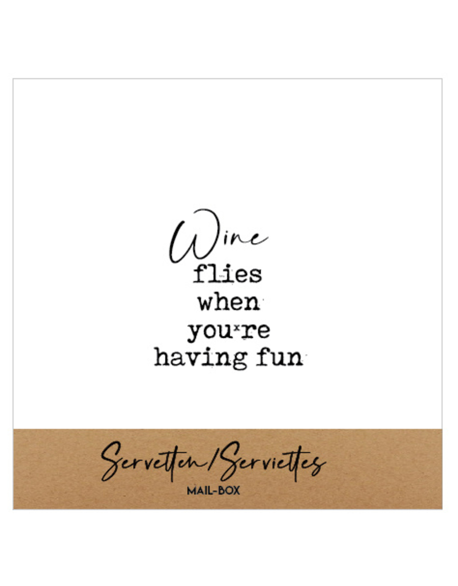 Servetten Wine flies