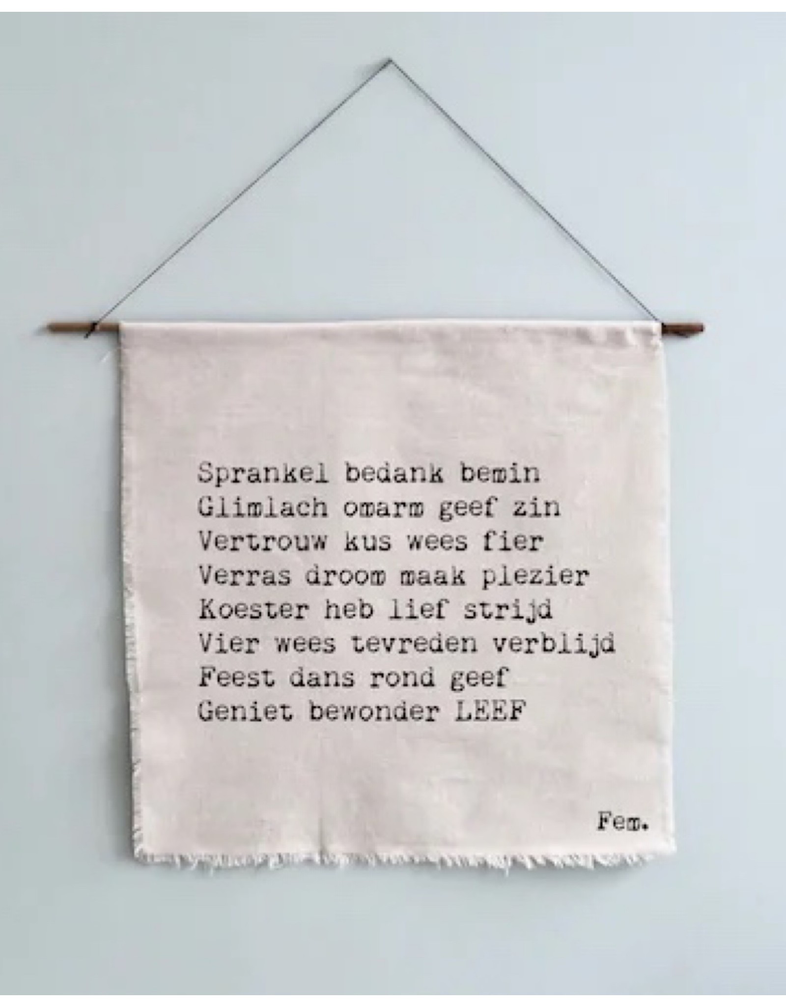 Wanddoek 'Sprankel'