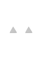 Studs driehoek zilver