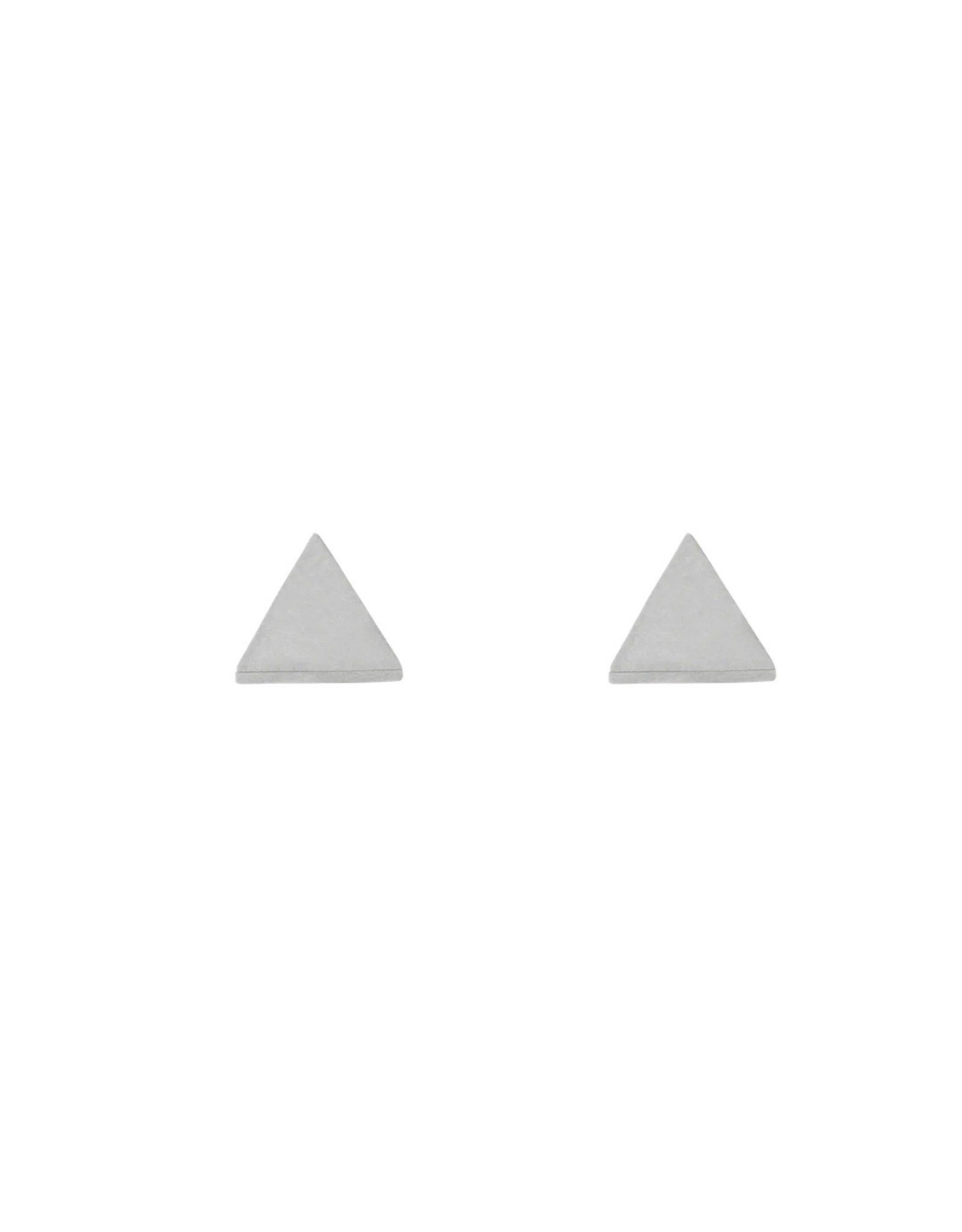Studs driehoek zilver