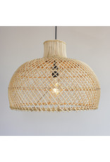 Rotan hanglamp kelk L