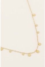 Ketting bolletjes goud