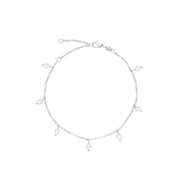 Armband zoetwaterpareltjes zilver