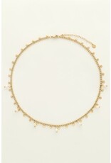 Ketting met munten en parels