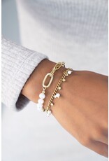 Armband munten en parels