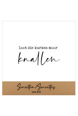 Servetten Laat de kurken maar knallen