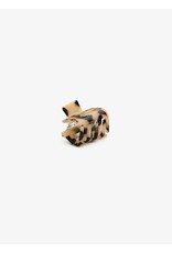 Haarklem beige print mini