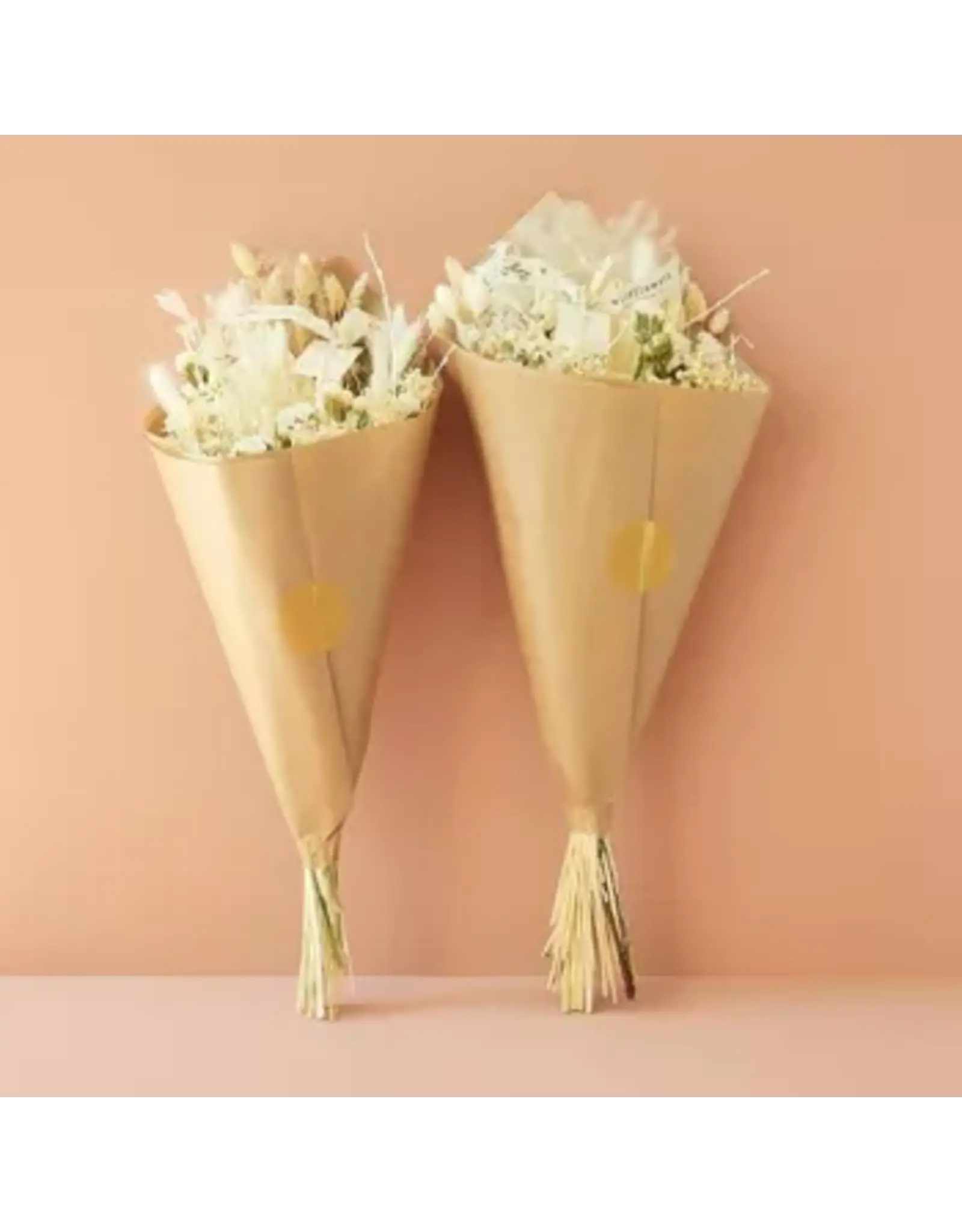 Droogbloemen Medium White exclusive