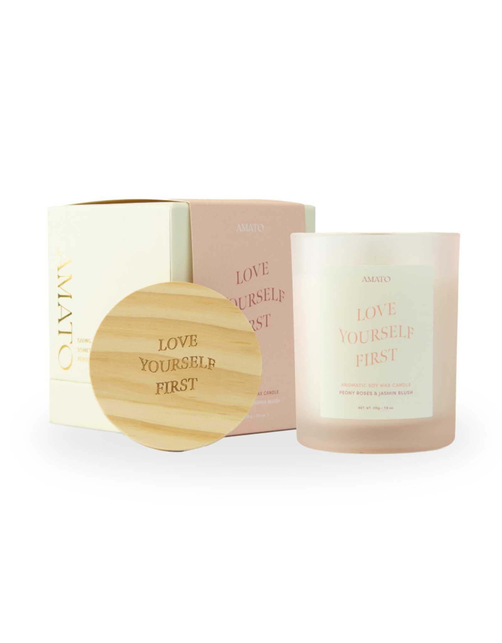 Geurkaars Peony roses