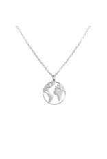 Ketting world zilver