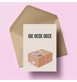 Wenskaart 'Gie oede doze'