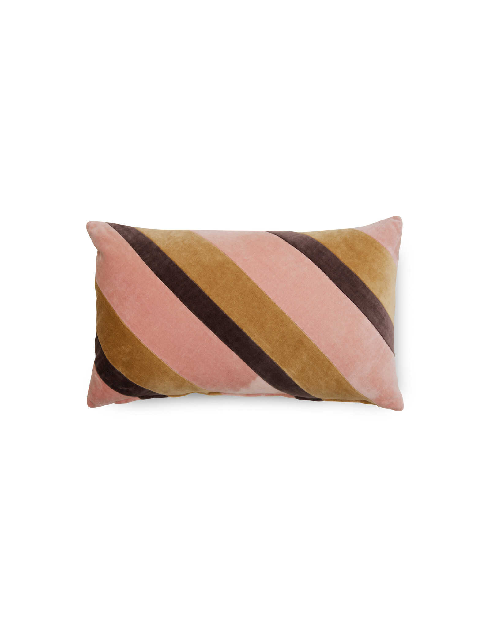 Kussen striped velvet sunkissed