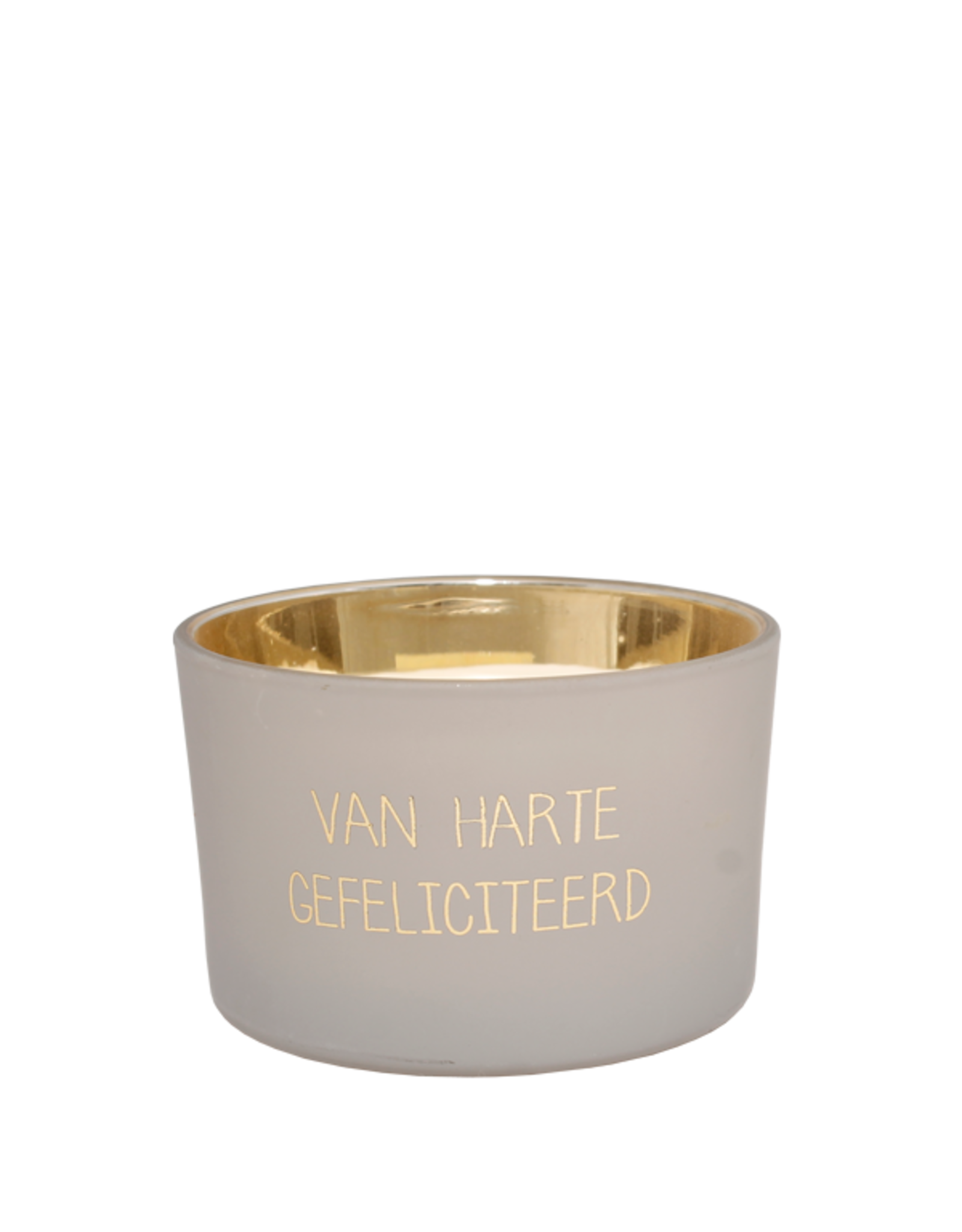 Geurkaarsje Van harte gefeliciteerd