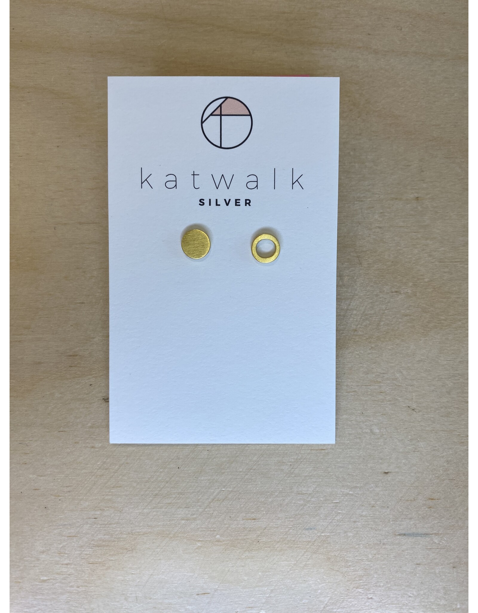 Studs cirkel open toe goud