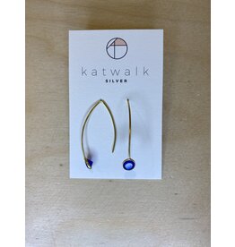 Oorhangers gemstone cobalt