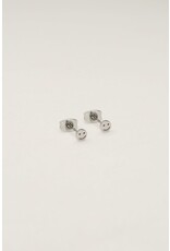 Studs smiley zilver