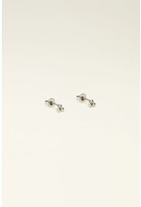 Studs 3 bolletjes zilver