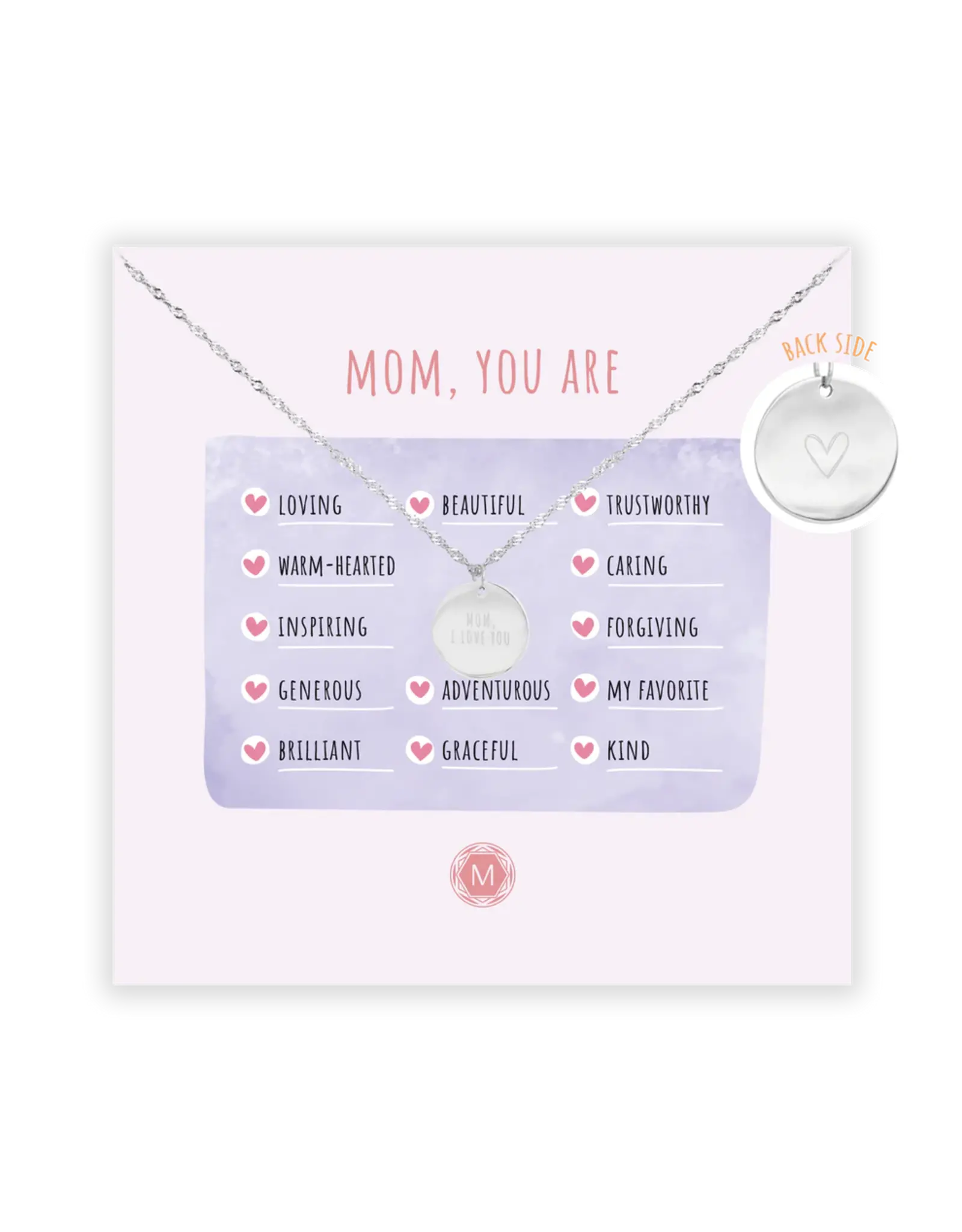 Ketting zilver Mom you are