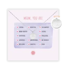 Ketting zilver Mom you are