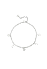 Armband midnight zilver