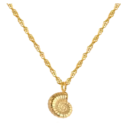 Ketting shell goud