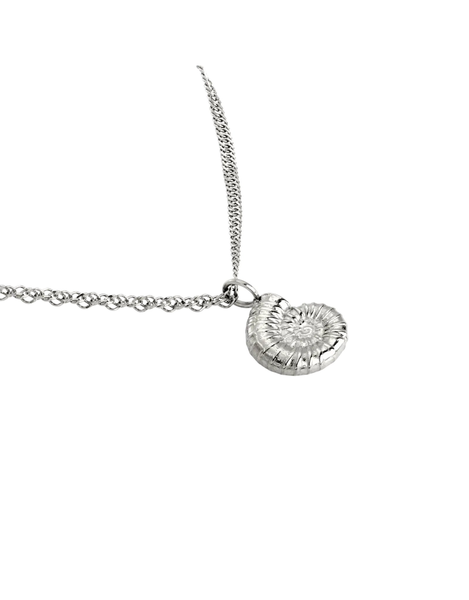 Ketting shell zilver