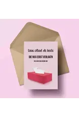 Wenskaart Tzien altied de beste die nus eerst verloatn