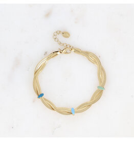 Armband twist email blue