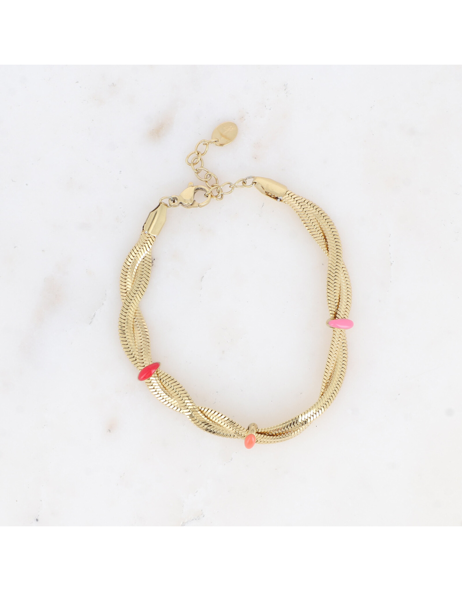 Armband twist email red