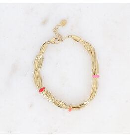 Armband twist email red