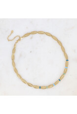 Ketting twist email blue