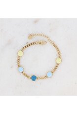 Armband email rond blue