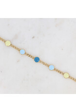 Armband email rond blue