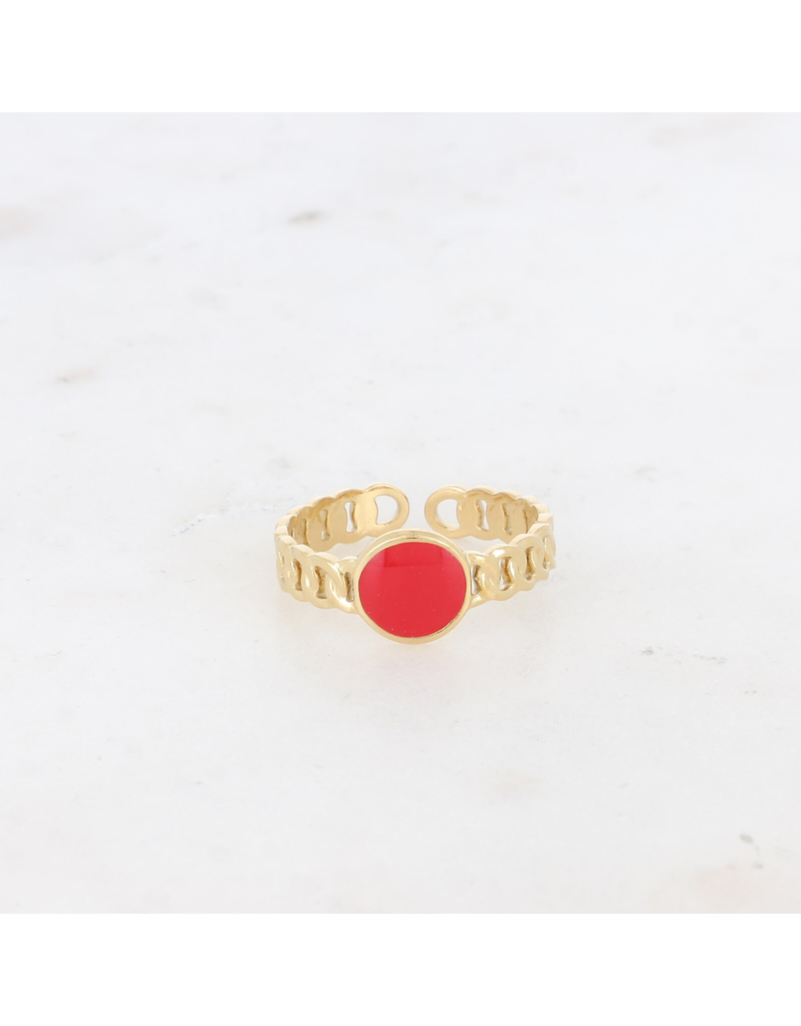 Ring email rond red