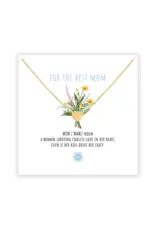 Ketting goud For the best mom