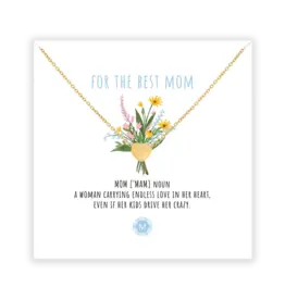 Ketting goud For the best mom