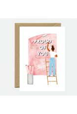 Wenskaart Proud of you
