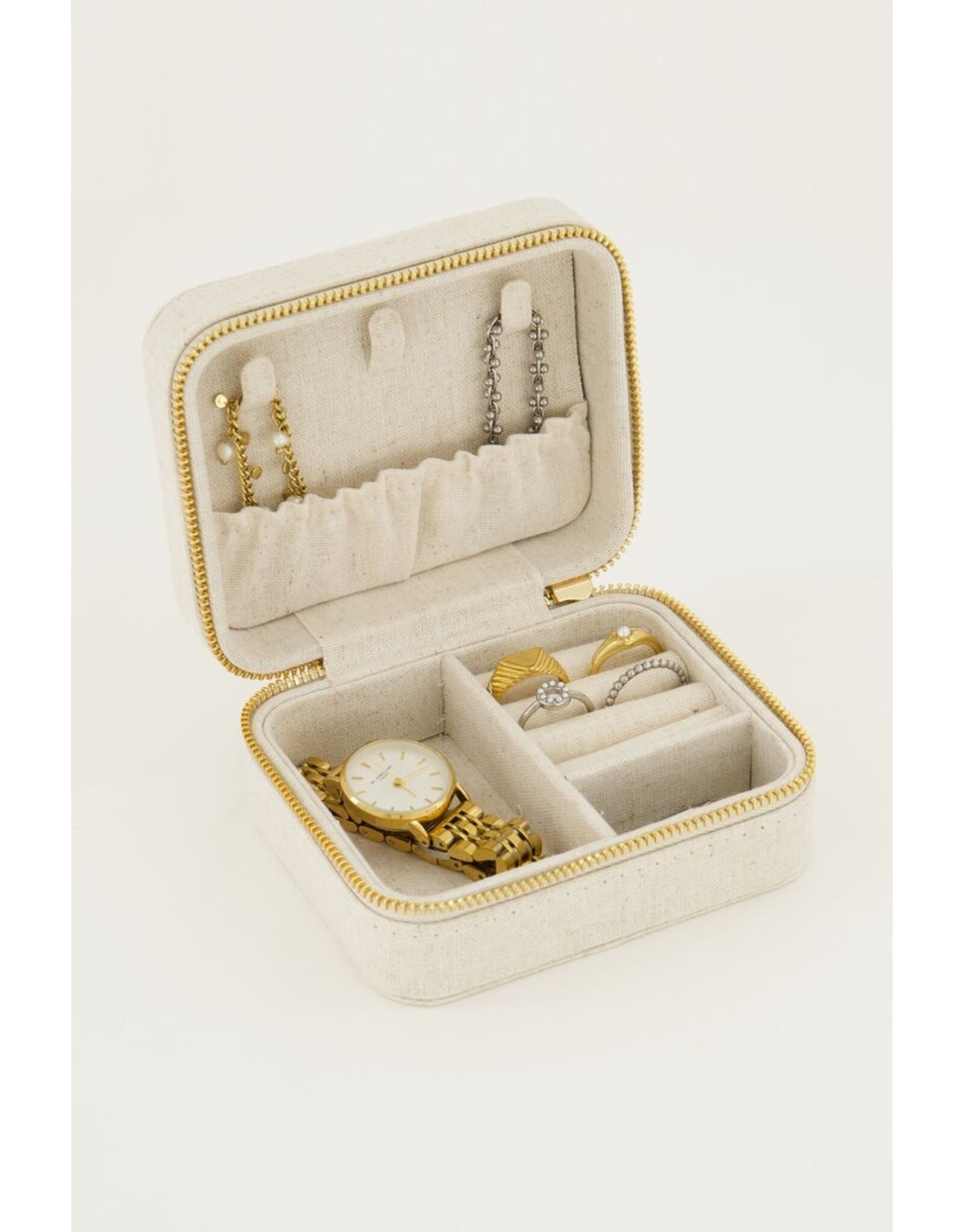 Sieraden etui linnen