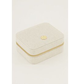 Sieraden etui linnen