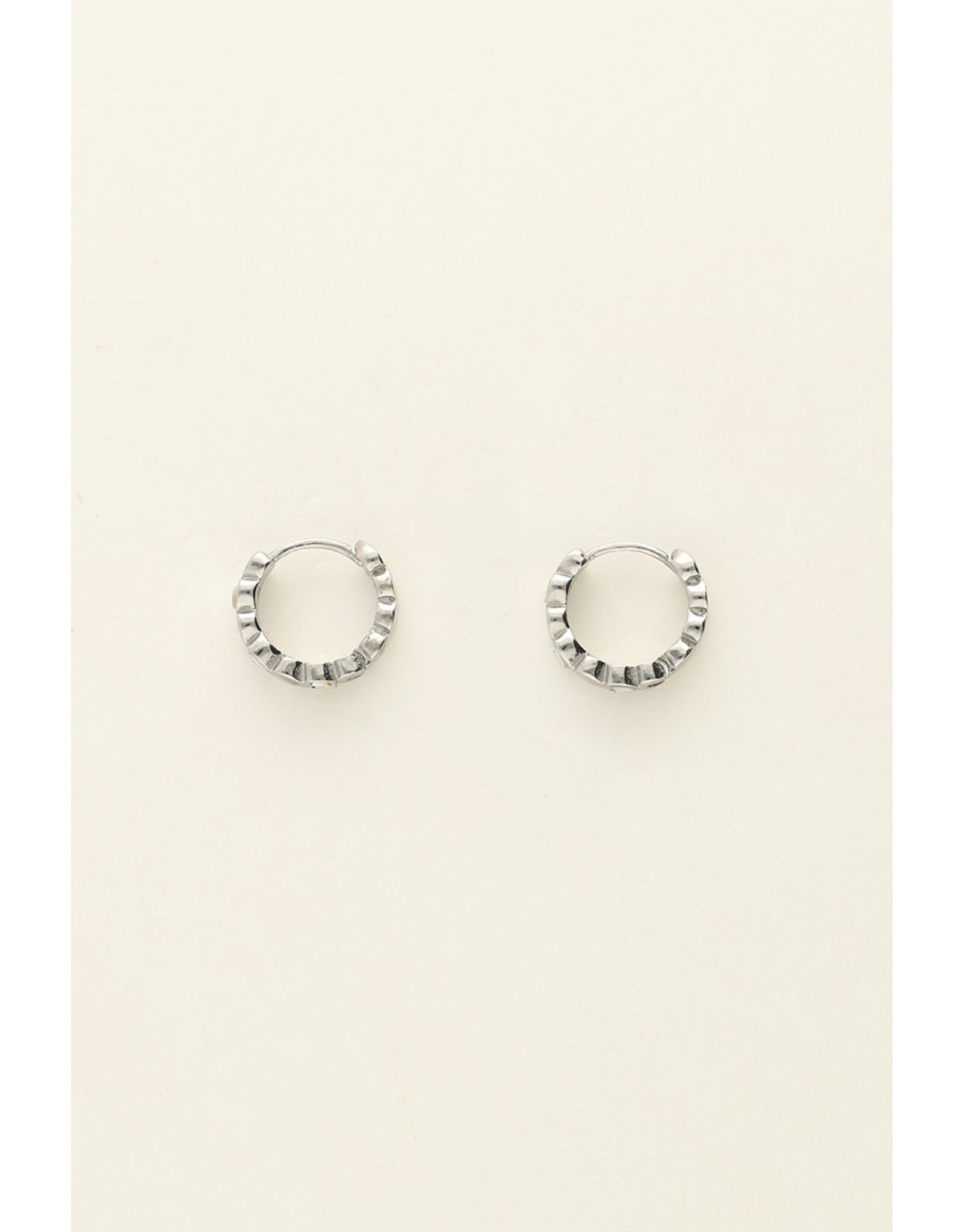 Oorringen hartjes zilver