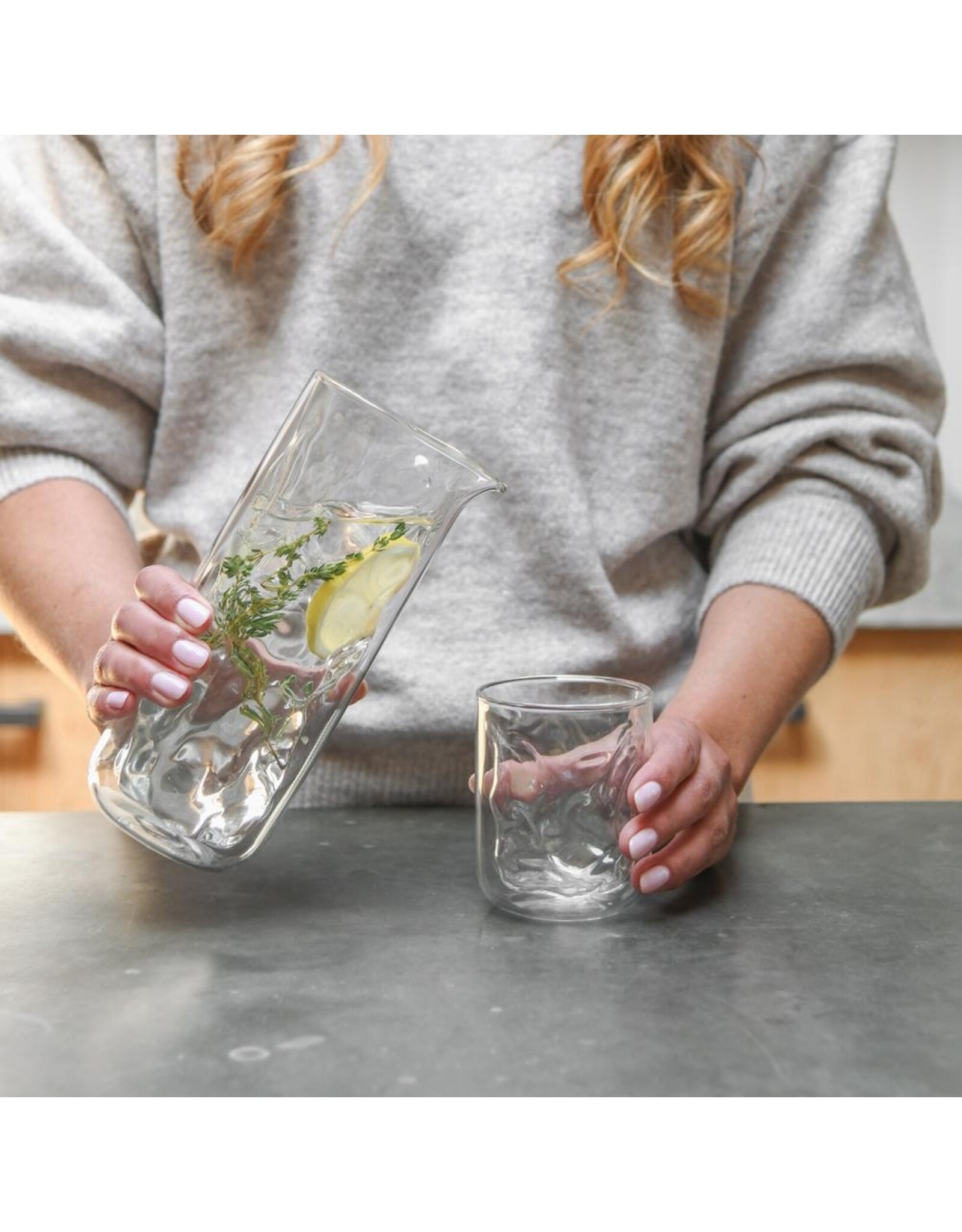 Set van 2 dubbelwandige glazen
