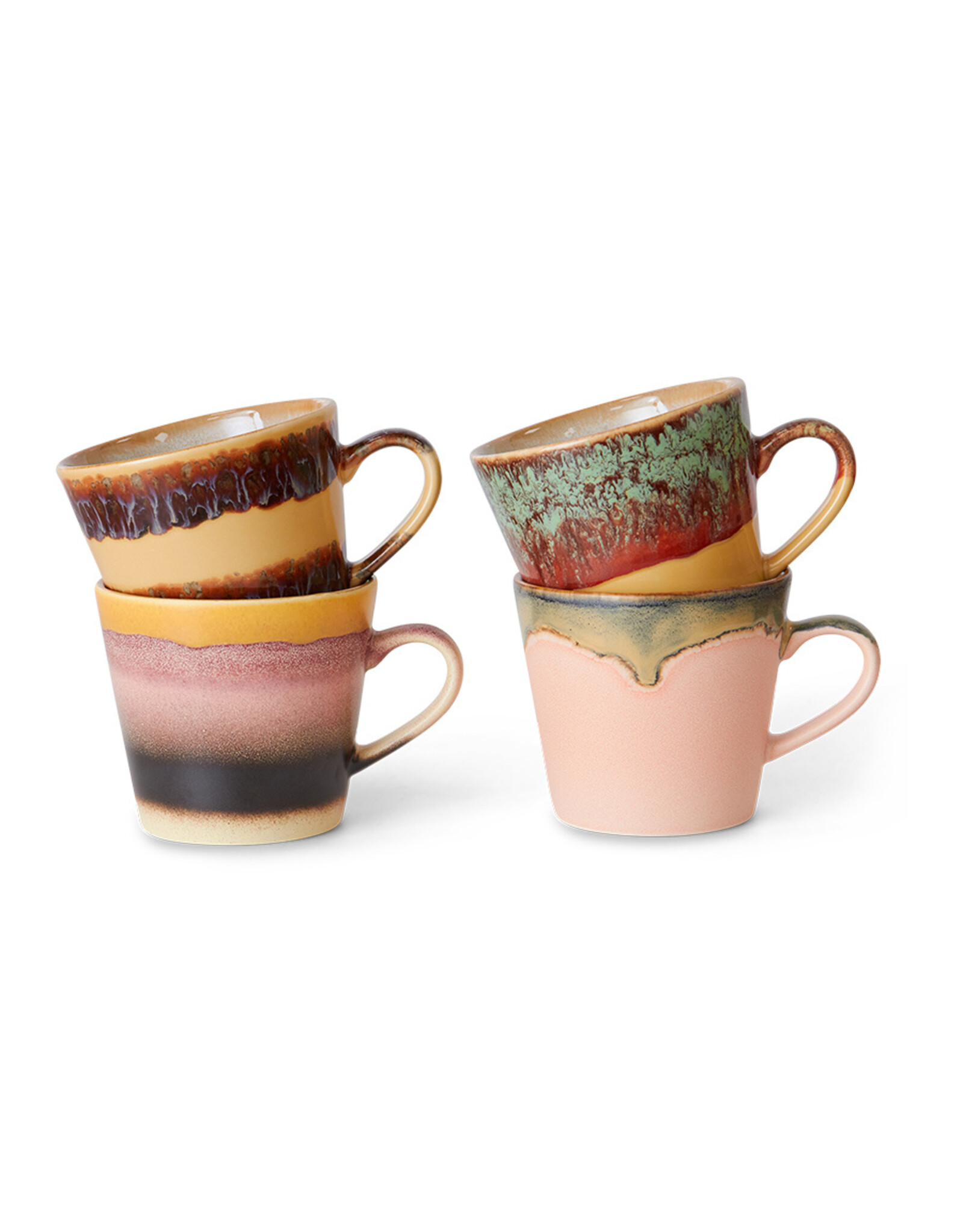 Set 4 Cappuccino mugs Vista
