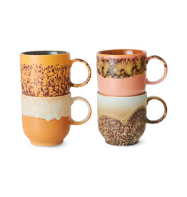 Set 4 Café mugs Cape