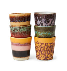 Set 6 Coffee mugs valley