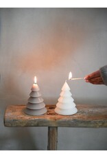 Kerstboom kaars wit