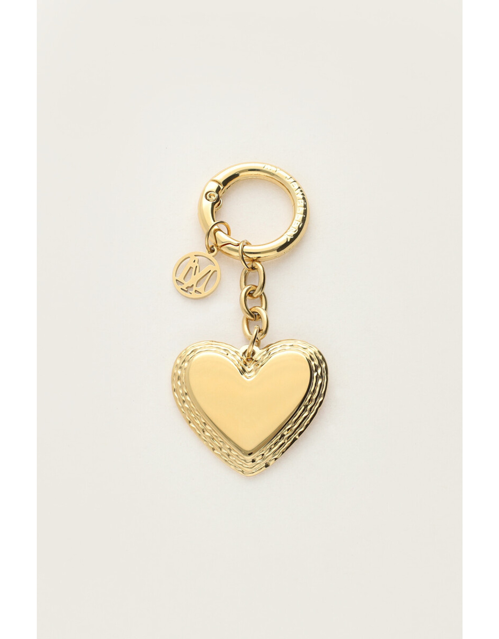 Sleutelhanger gouden hart