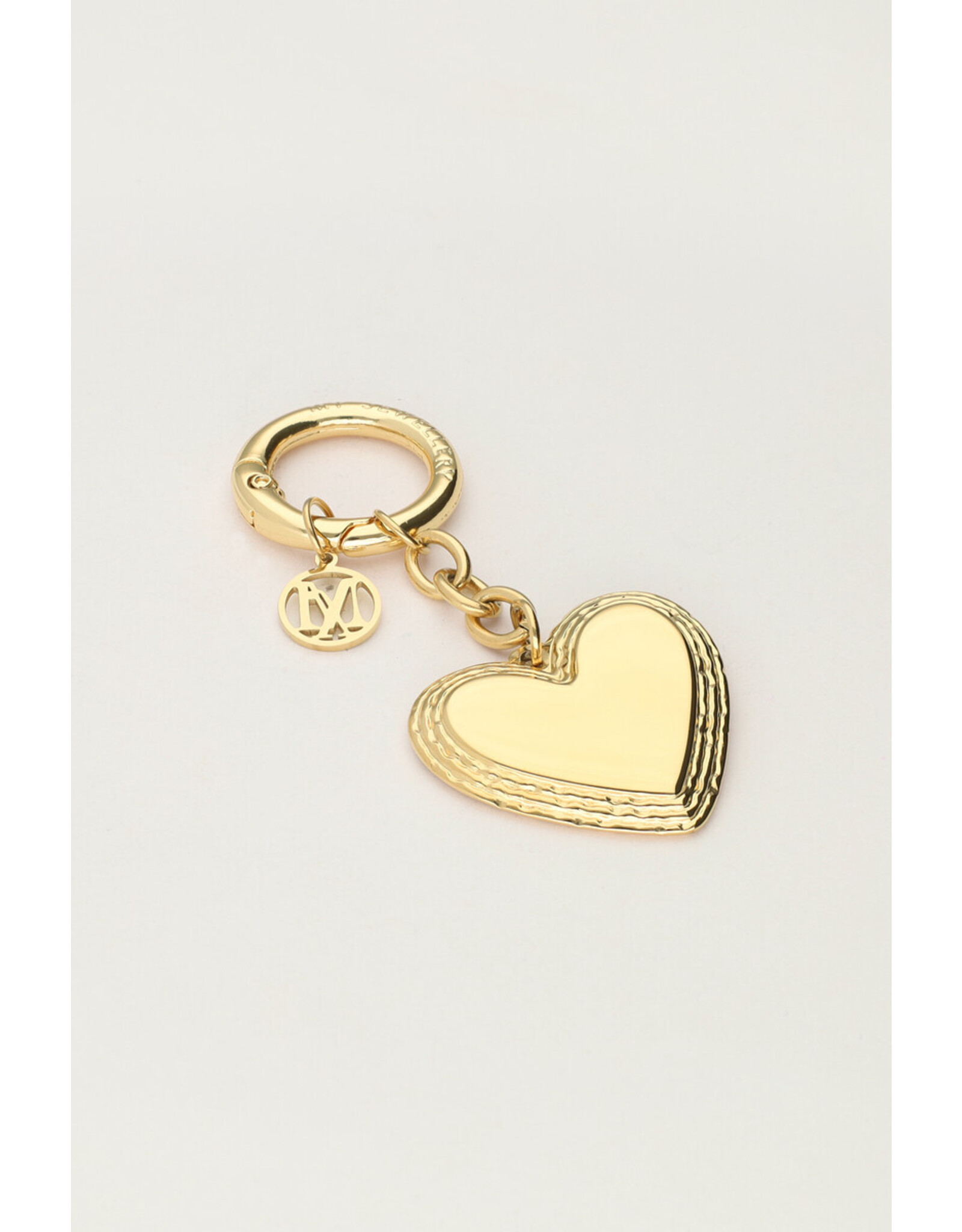 Sleutelhanger gouden hart