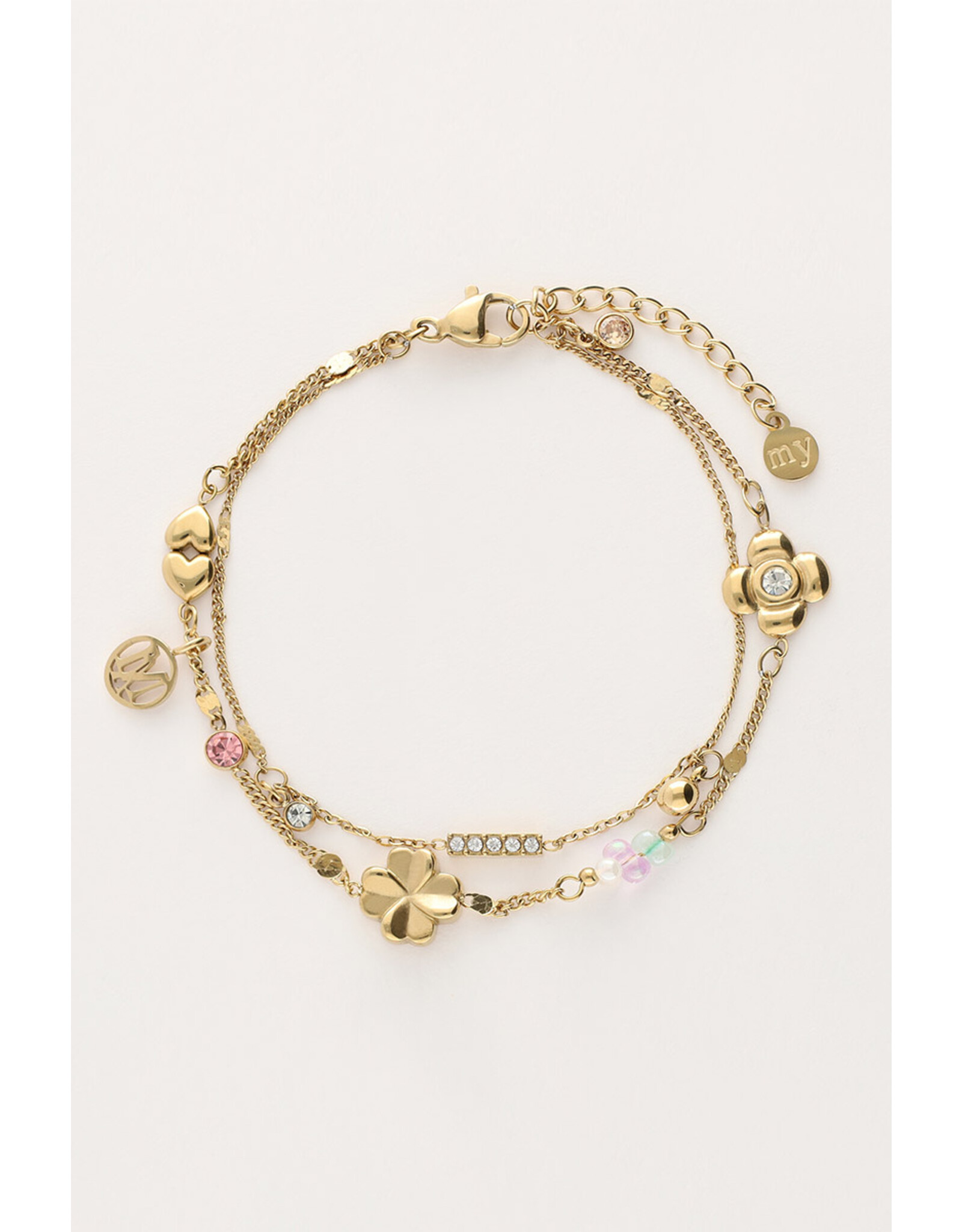 Armband Dreams come true goud
